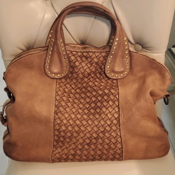 Viori di Vireuze Leather Shoulder Bag - Picture 1 of 9